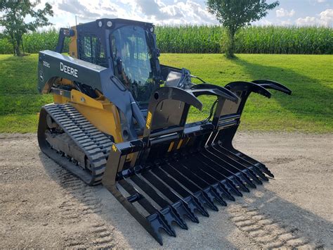 best brush grapple for skid steer|heavy duty skid steer grapple.